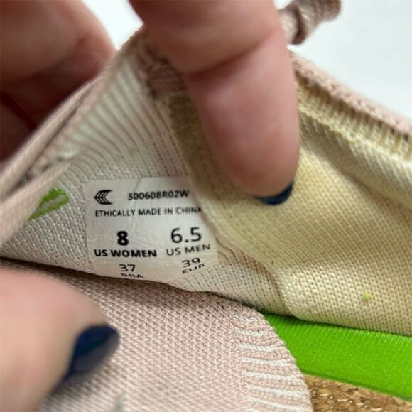 Cariuma Women's Pink Rose Low Top Canvas Sneakers Size 8 Casual Lace Up - Picture 13 of 13